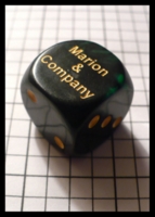 Dice : Dice - 6D - Crystal Caste Logo Die for Marion and Co - Marion and Co June 2010